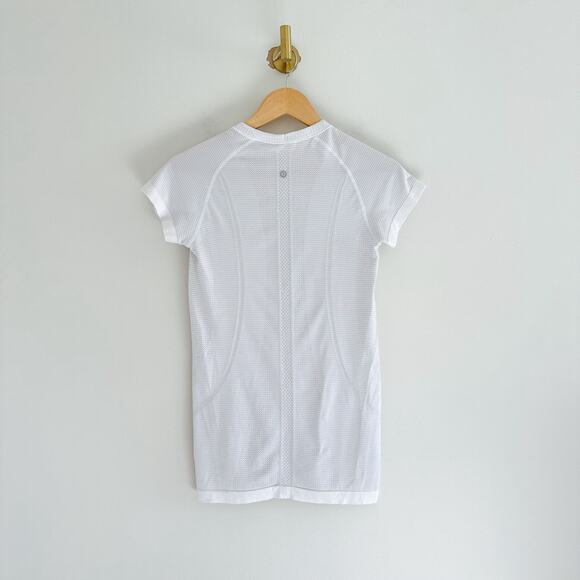 Lululemon Swiftly Tech Short Sleeve Run Top White 6 - Picture 4 of 8